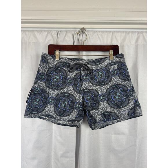 Patagonia Pants - Patagonia Wavefarer Board Shorts Womens 10 Gray Blue Surf